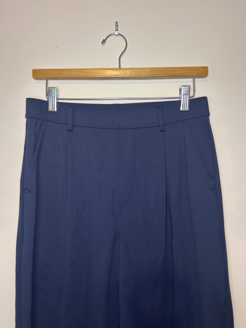 Halara Flex High Waisted Straight Leg Work Pant Size Medium Navy - Picture 4 of 8